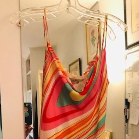 Fun  Multi colored summer dress Size 6 - Picture 4 of 7